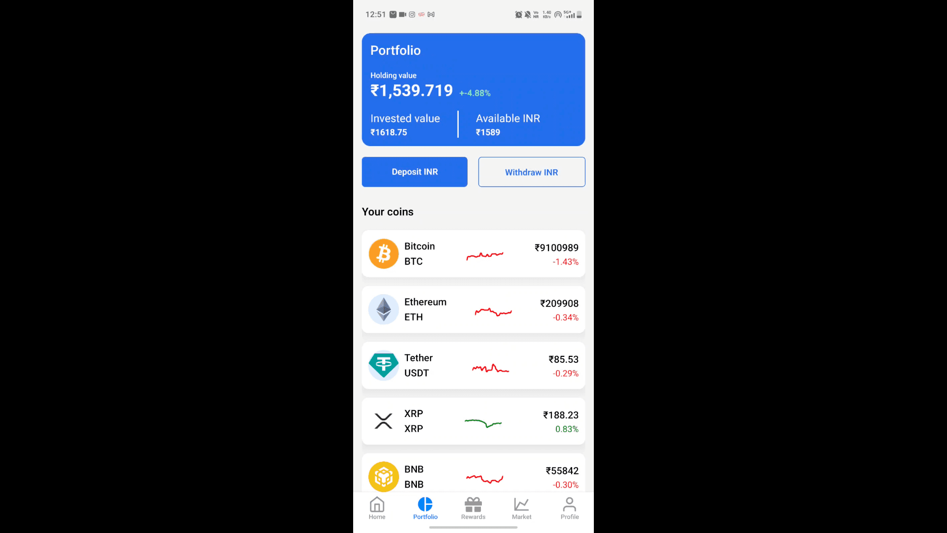 CryptoX screenshot 2