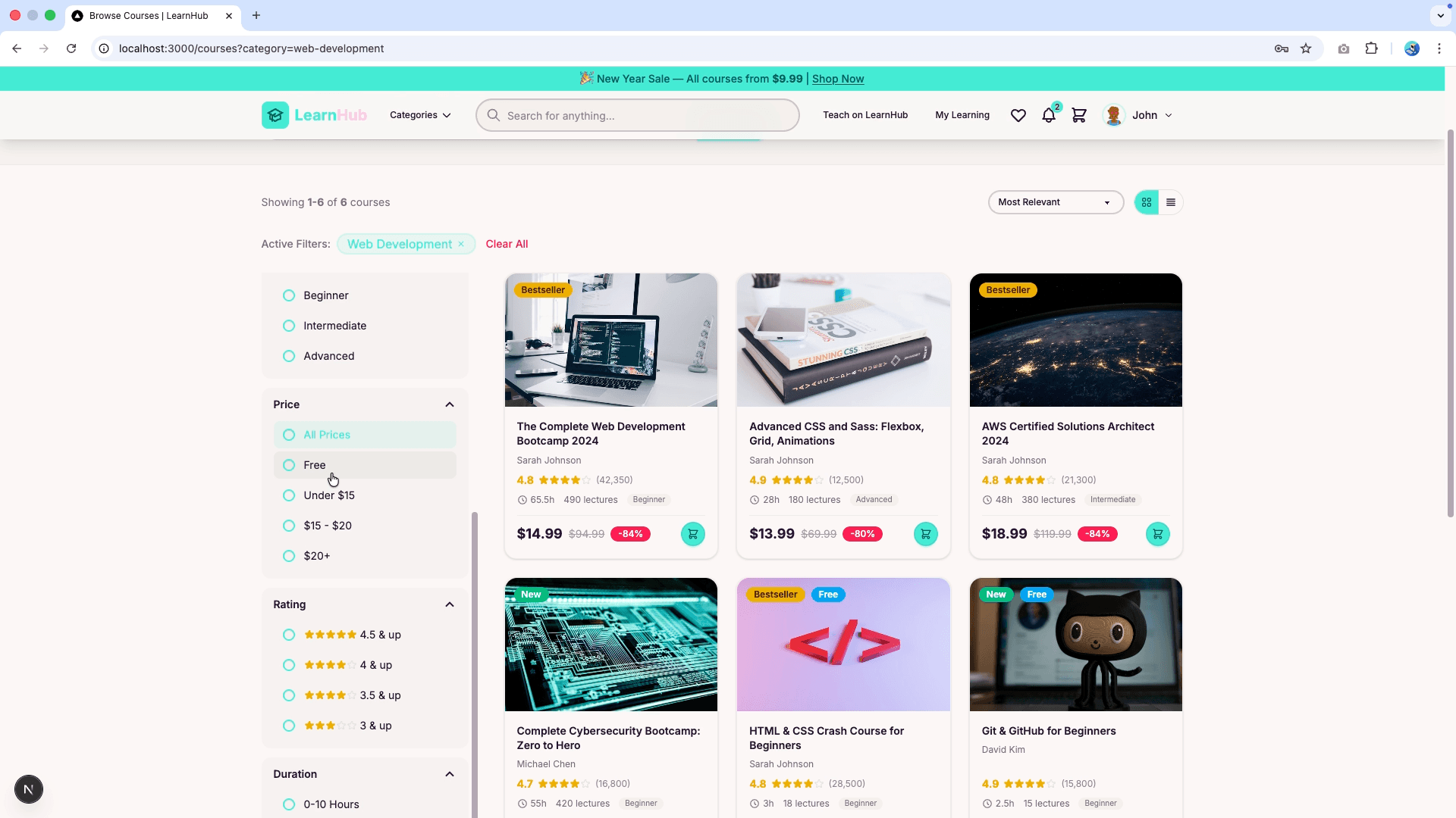 LearnHub screenshot 1