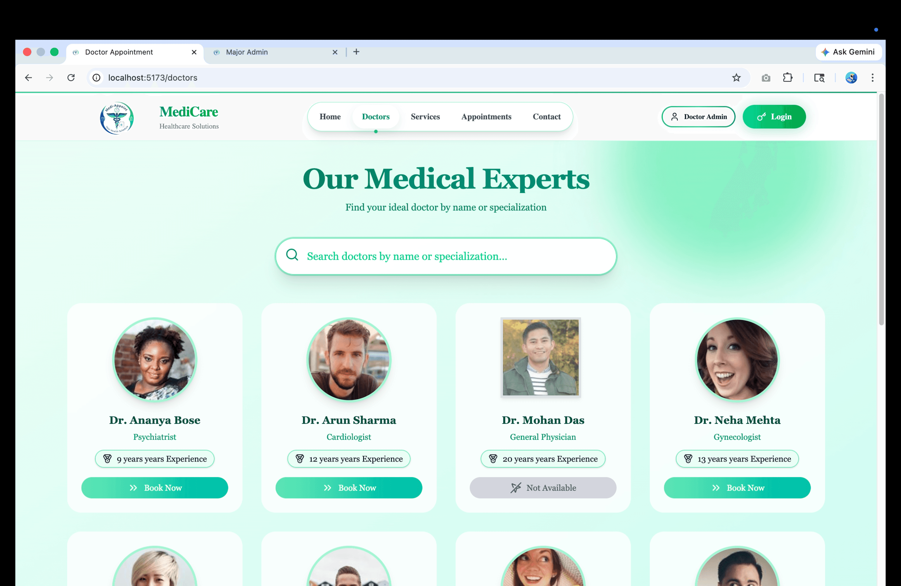 Medicare screenshot 1