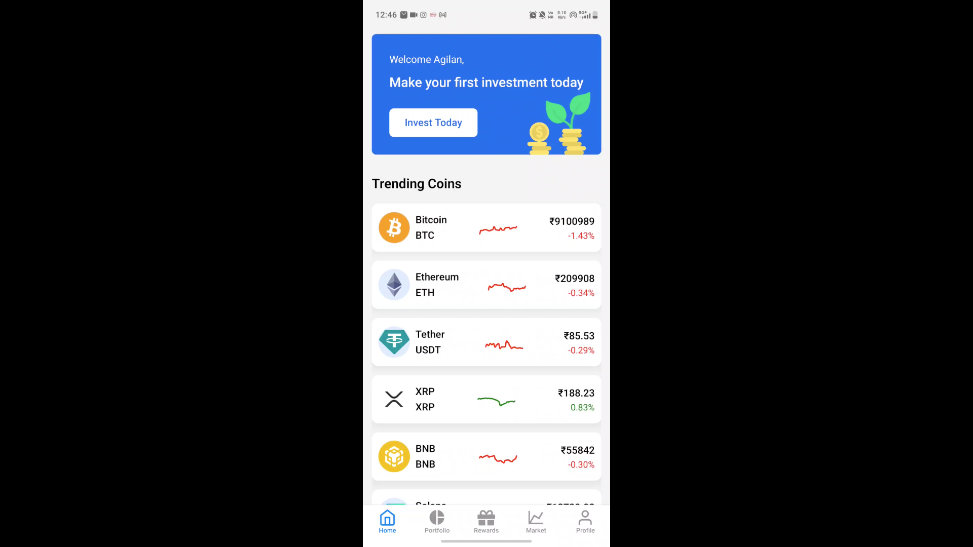 CryptoX — Real-Time Crypto Trading Platform