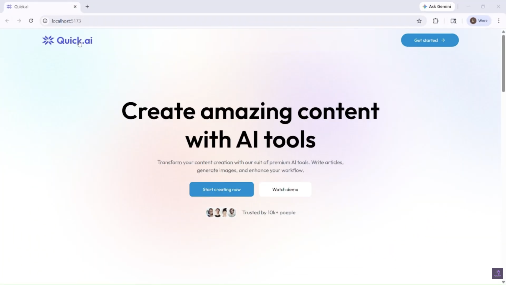 Quick AI — AI Productivity SaaS Platform