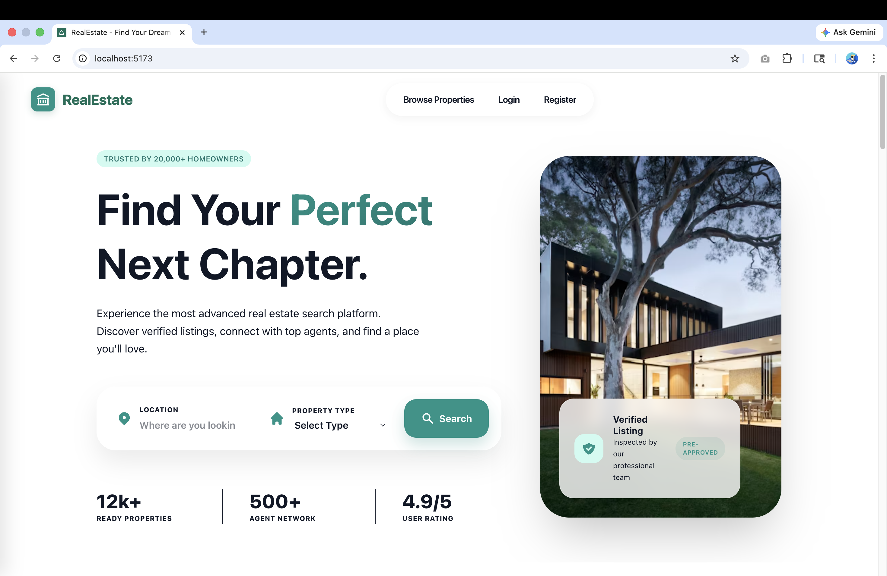 RealEstate — Real Estate Marketplace Platform